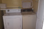 the unit has a washer and dryer